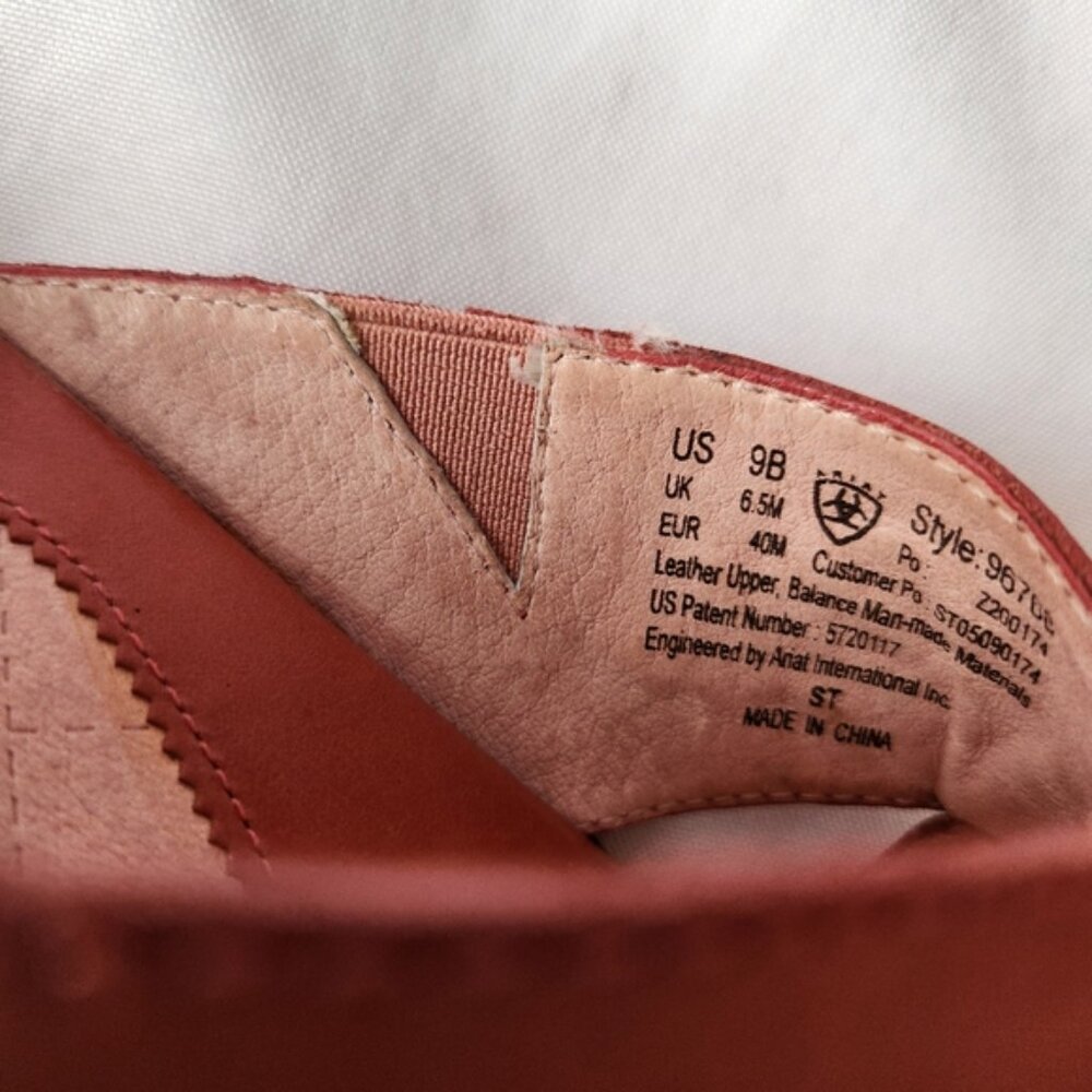 Ariat Cross-Strap Leather Sandals - Picture 7 of 10